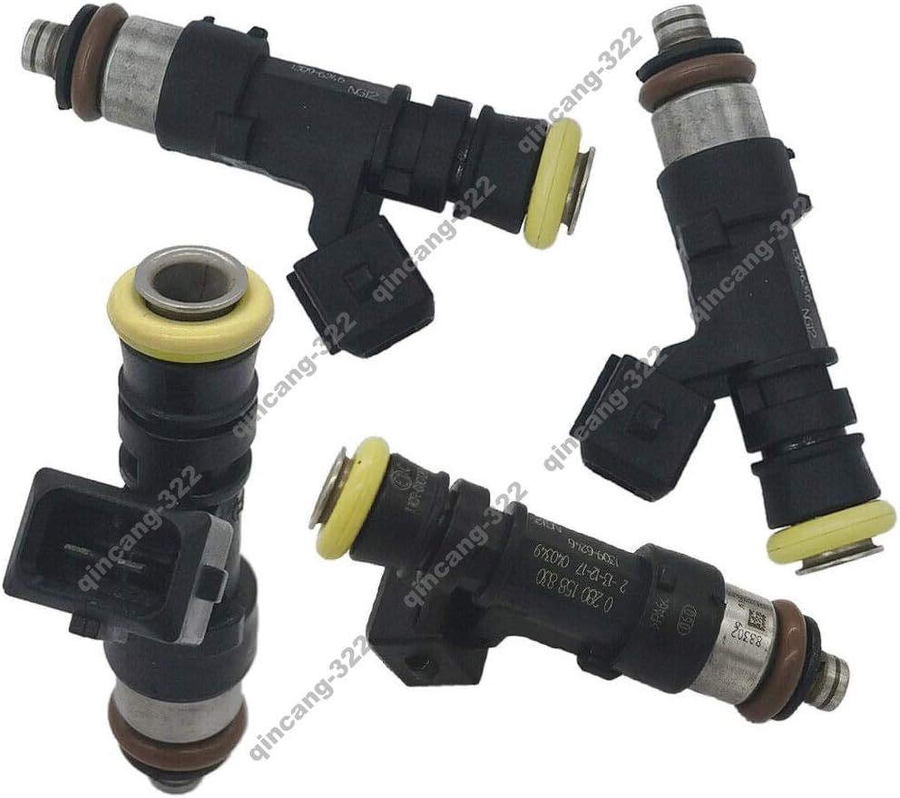 4 Pieces Fuel Injector 0280158829 for Audi for Dodge for Ford for Nissan for Chevrolet for Cadillac