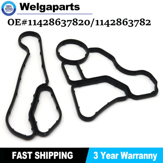 Oil Filter Housing Gasket Cooler Seal 11428637820/11428637821 for BMW US Stock