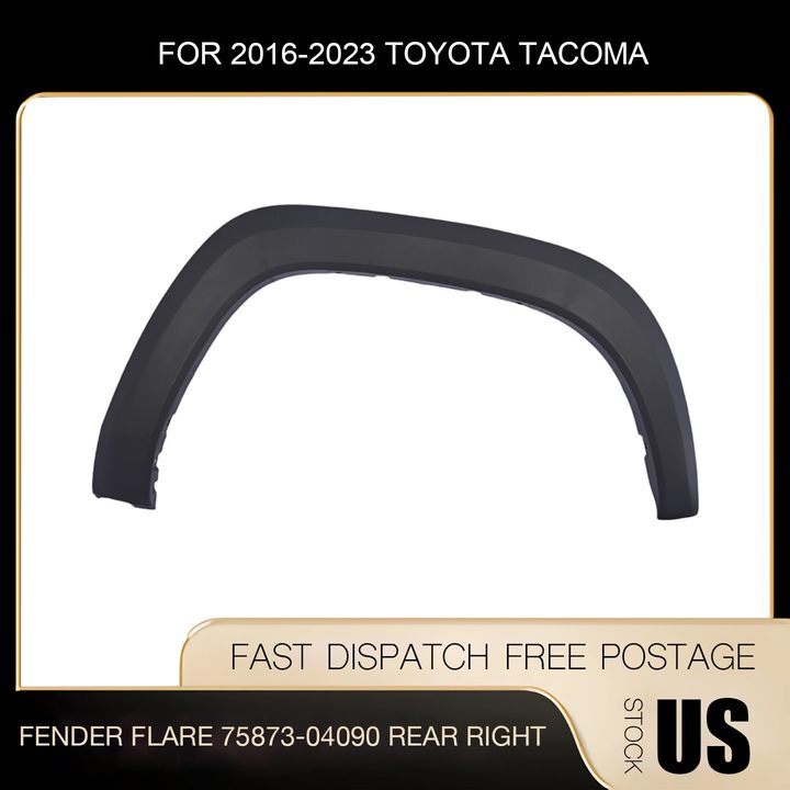 For 2016-2023 for Toyota Tacoma 75873-04090 Fender Flare Passenger Right Rear