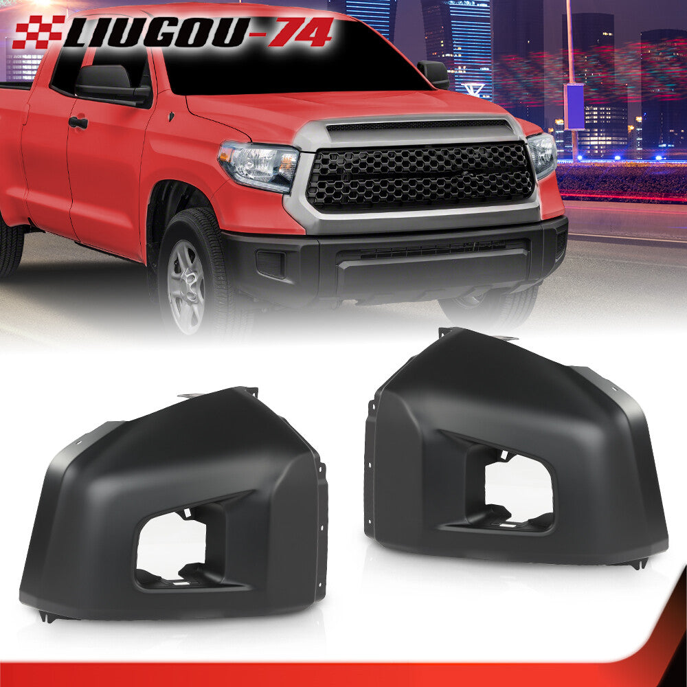 Suitable for 2014-21 for Toyota Tundra bumper end trim kit with textured driver and passenger sides