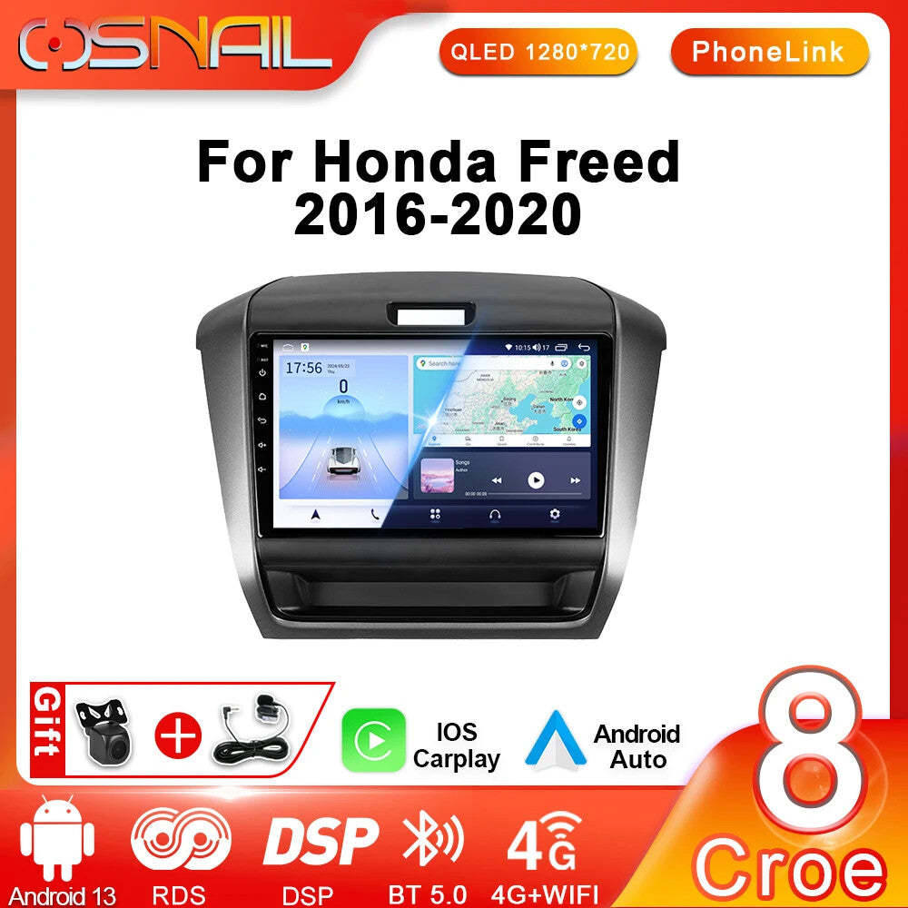 CarPlay Car Radio for Honda Freed 2 2016-2020 Android Stereo Video Player Screen