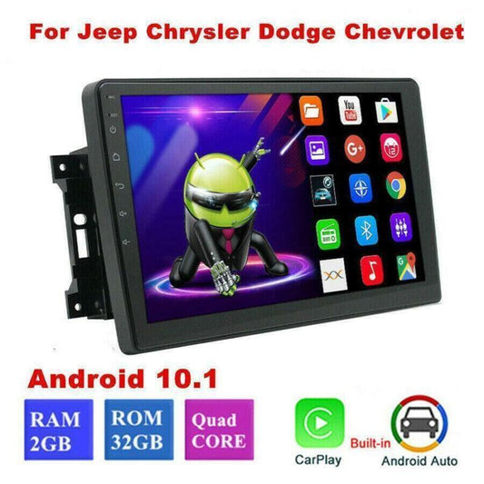 10 Android Car Radio Stereo 32GB Carplay for Dodge for Jeep for Wrangler for Chrysler
