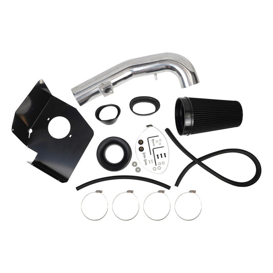 Black cold air intake kit + heated cover suitable for 09-13 for Chevrolet / for GMC 1500 V8 4.8L/5.3L/6.0L models.