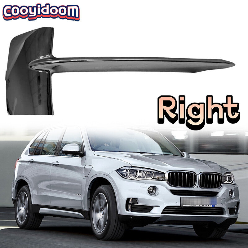 Right for BMW X5 F15 Front Bumper Pure Black Excellence Chrome Grill 7325395