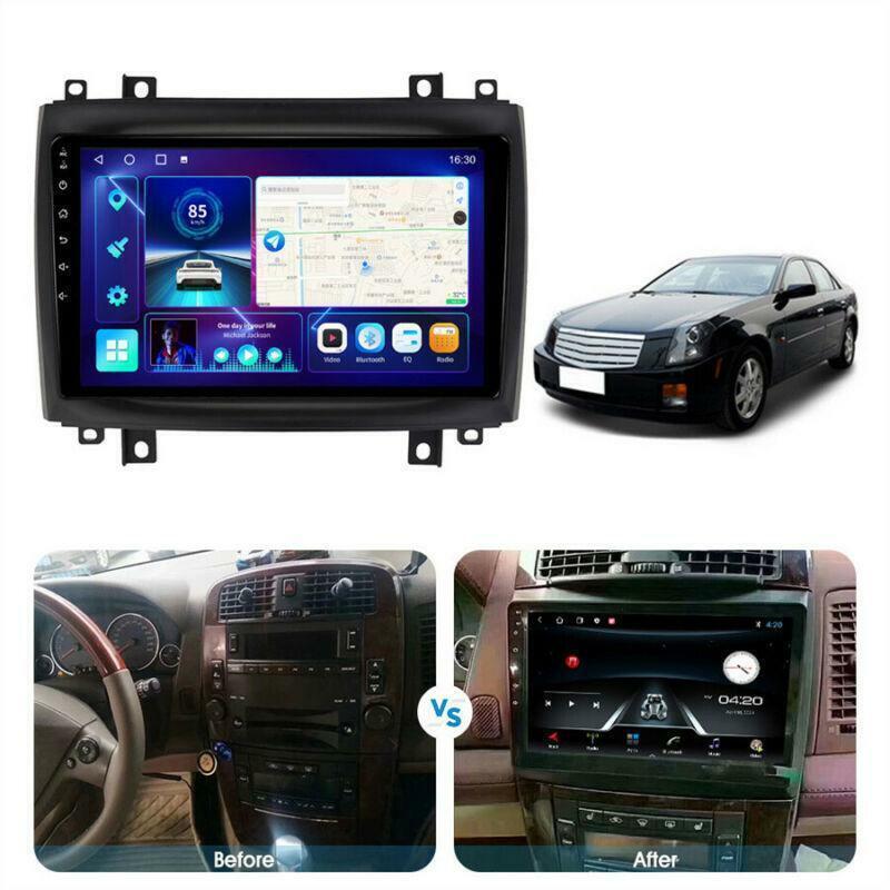 Stereo Radio GPS Player Android 10.0 Head Unit 2+32GB For 2003-2007 for Cadillac CTS