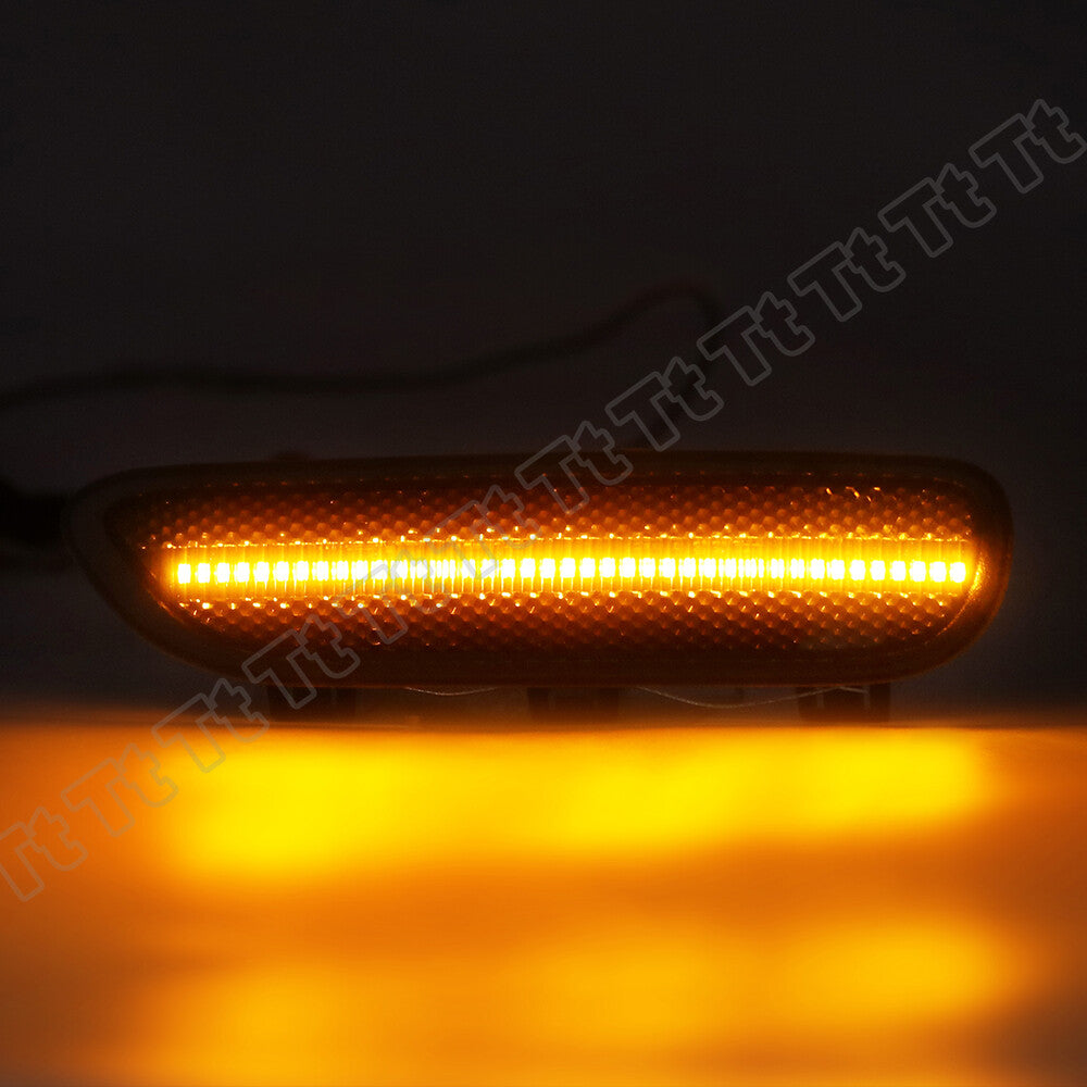 Suitable for 99-03 for BMW E46 2D Coupe and 01-06 E46 M3 LED bumper side marker reflectors.