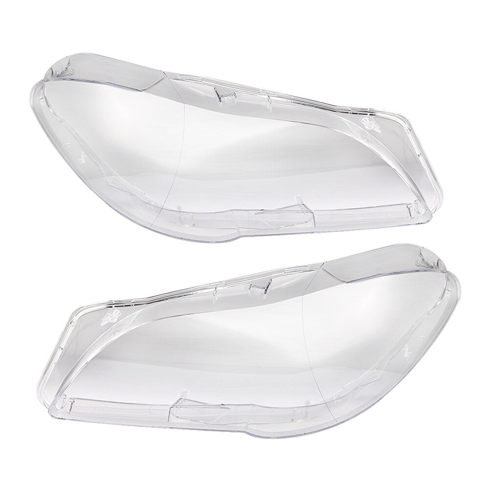 Transparent protective cover for headlight lenses suitable for BMW F10, F18, 525, and 5 series (2010-13-)
