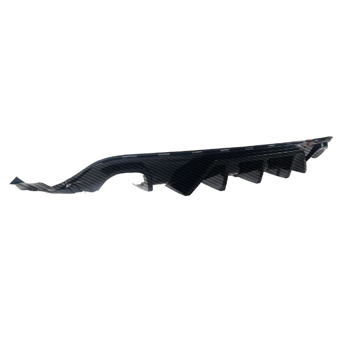 for Jeep Grand Cherokee SRT 14-21 V1 Carbon Style Shark Fin Rear Bumper Diffuser