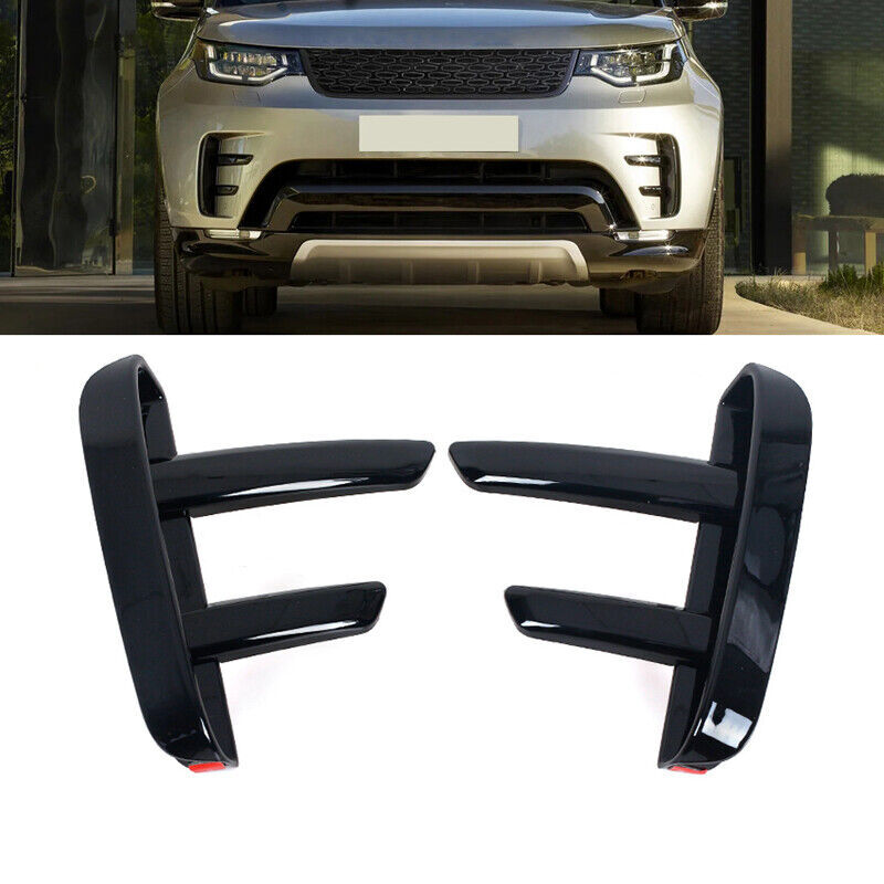 A pair of front bumper grille vent trims are available for 2017-2019 for Land Rover Discovery 5 L462