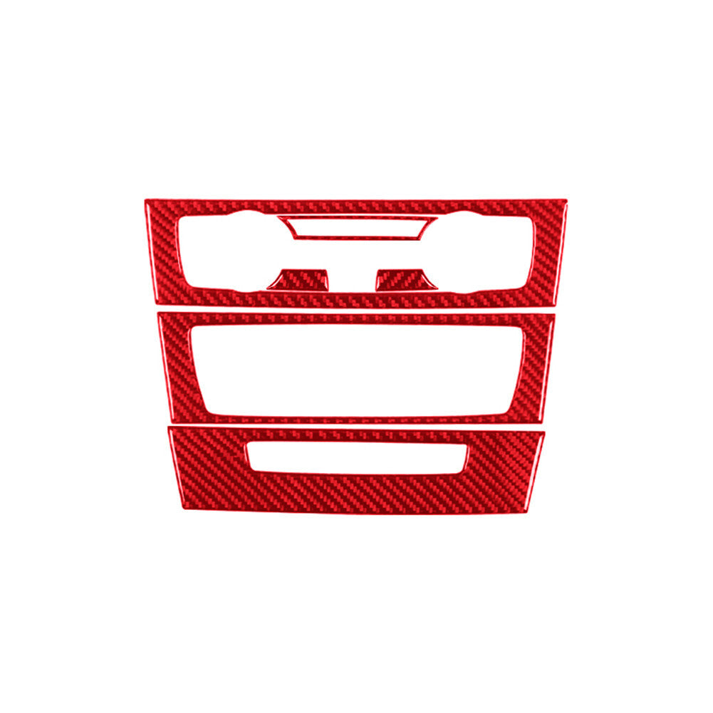 Central Control Trim Cover D for BMW 1 Series Convertible E82/E88 2008-2013 Red