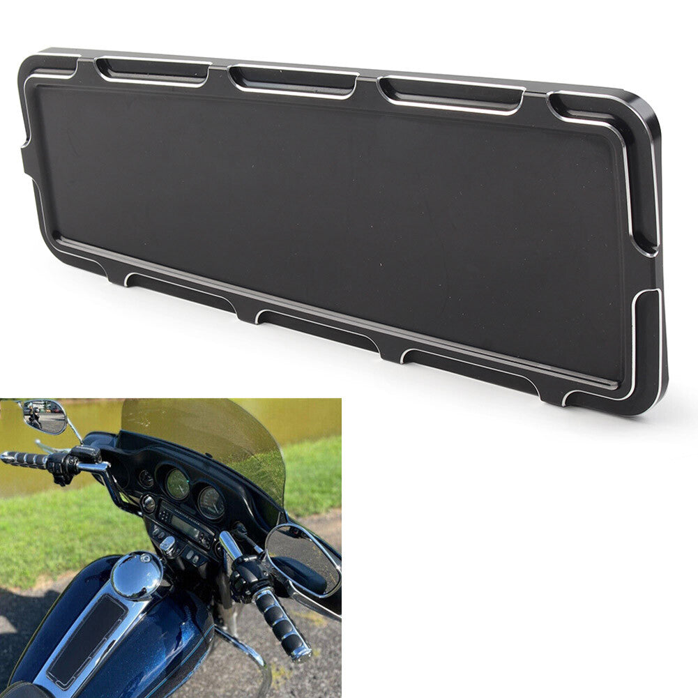 Armaturenbrettabdeckung f¨¹r for Harley Electra Glide FLHT/FLHTC FLTR 2008-16 Schwarz