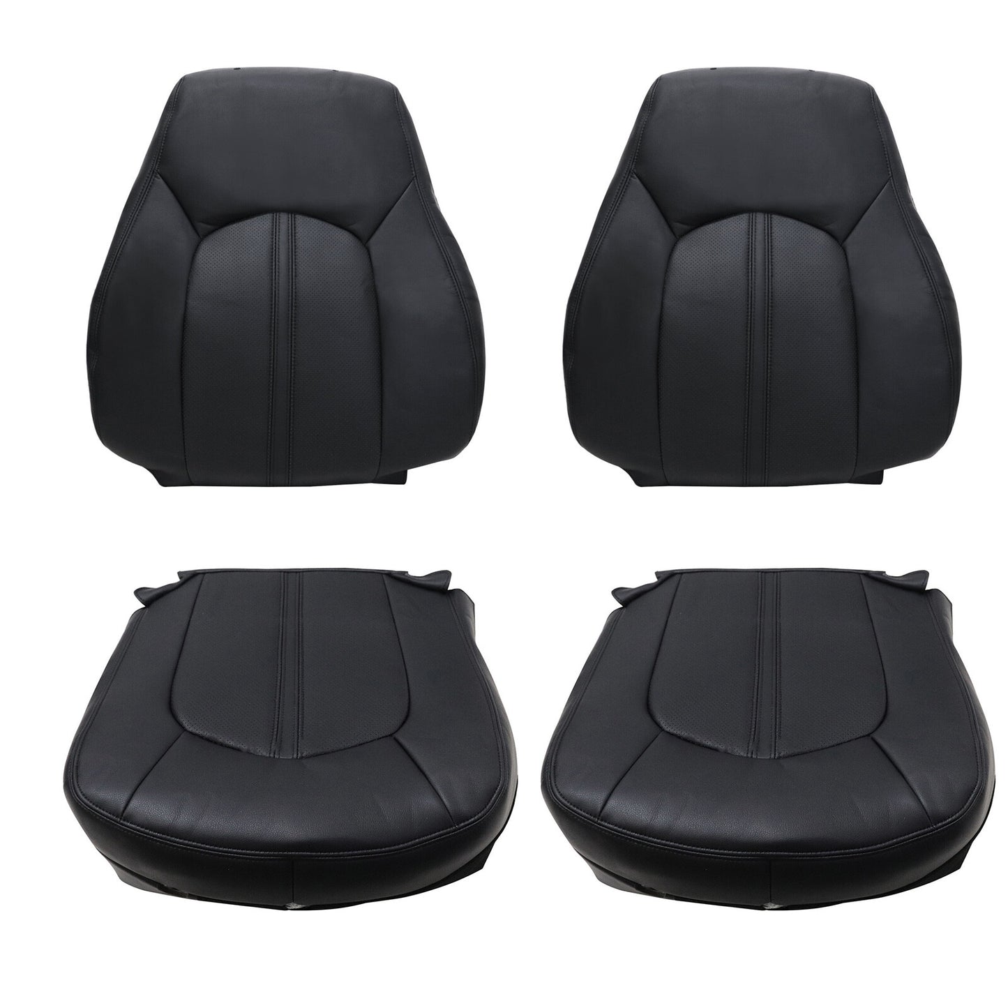 4PCS Front Driver  Passenger Side Leather for Seat Cover for Cadillac CTS 2008-2013
