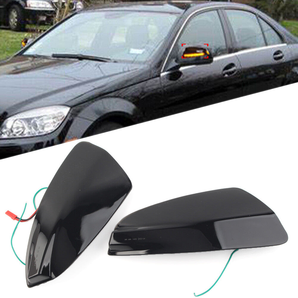 LED Mirror Dynamic Turn Signal Light Indicators for Mercedes Benz C-Class W204