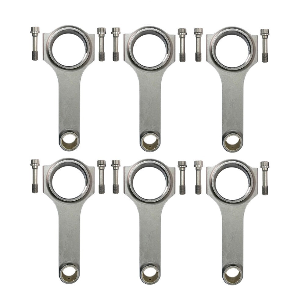 HIMYCAR CONNECTING RODS Forged 4340 H-BEAM Fits for Toyota Supra 2JZ 2JZ-GE 2JZ-GTE