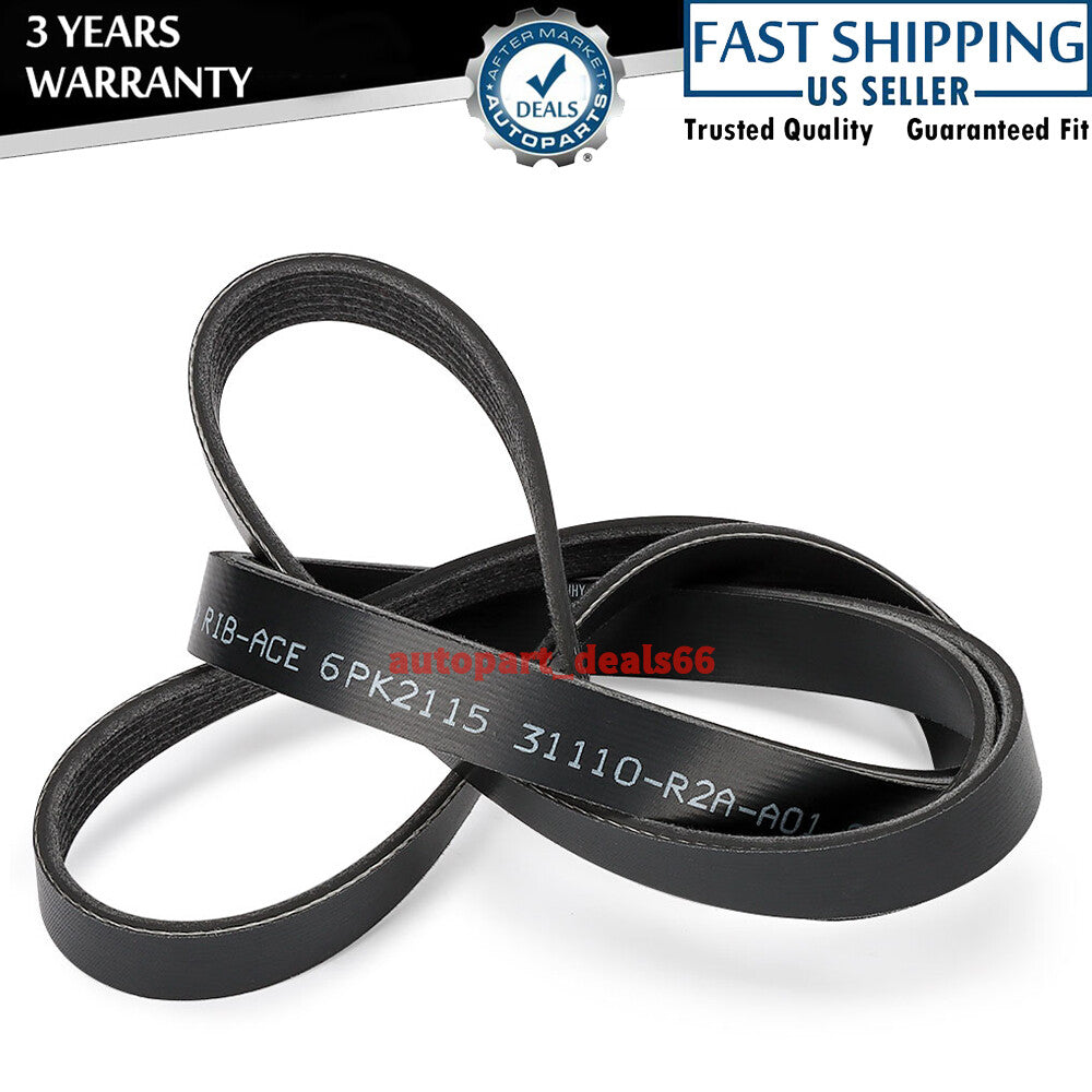Alternator-A/C-Power Steering Drive Belt for Honda HRV 2016-2020 31110-R2A-M12