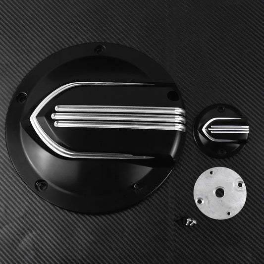 Raised Derby Cover Timing Cover Fit for Harley Touring 16-up FLHTCUL FLHTKL 2015