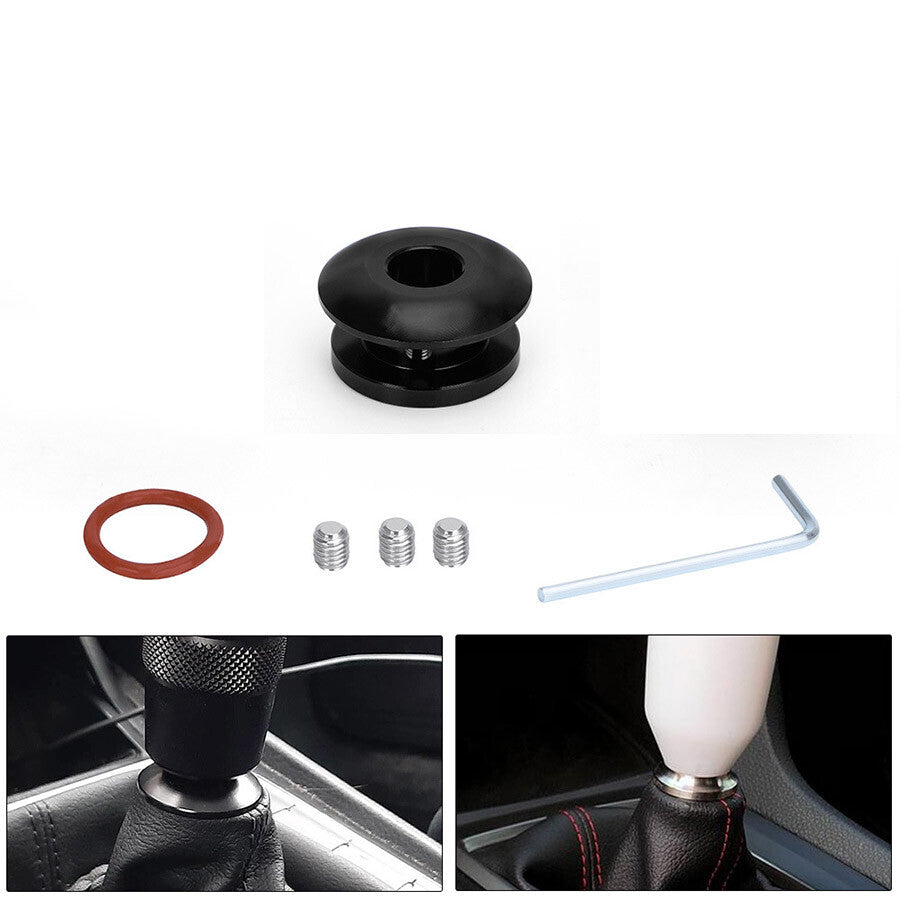 Aluminum Car Gear Shift Knob Boot Retainer Adapter Limiter Shifter Head Stopper
