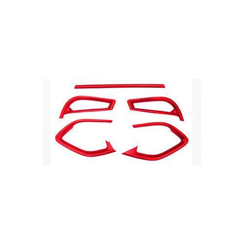 for Chevrolet Malibu 16-22 Paint Red Console Air Outlet Vent +Dashboard Strip