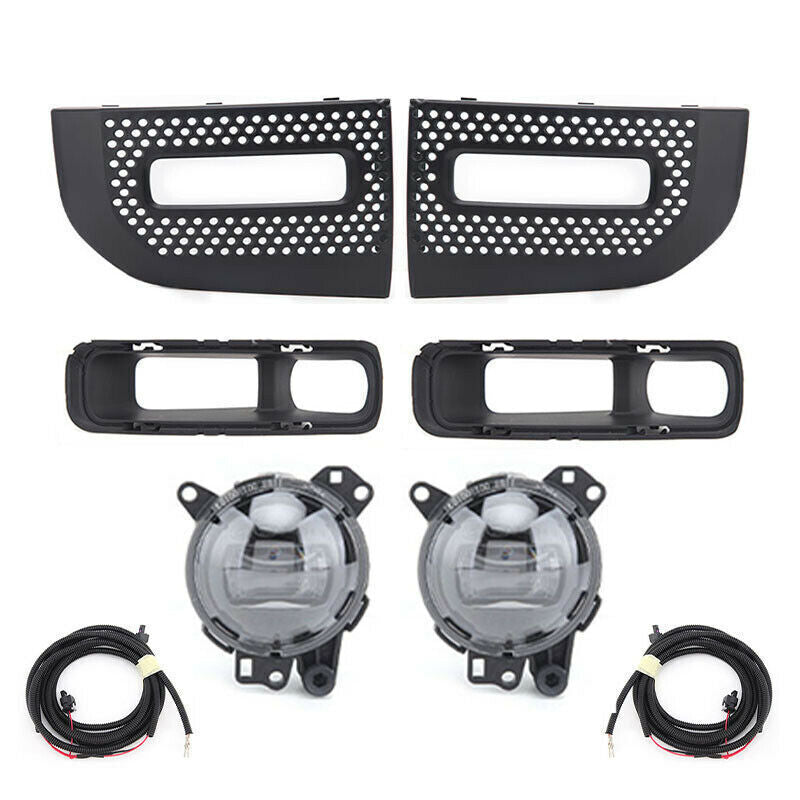 for Land Rover for Defender 2020-2022 Front bumper Led Fog Lamp + grille cover 1set