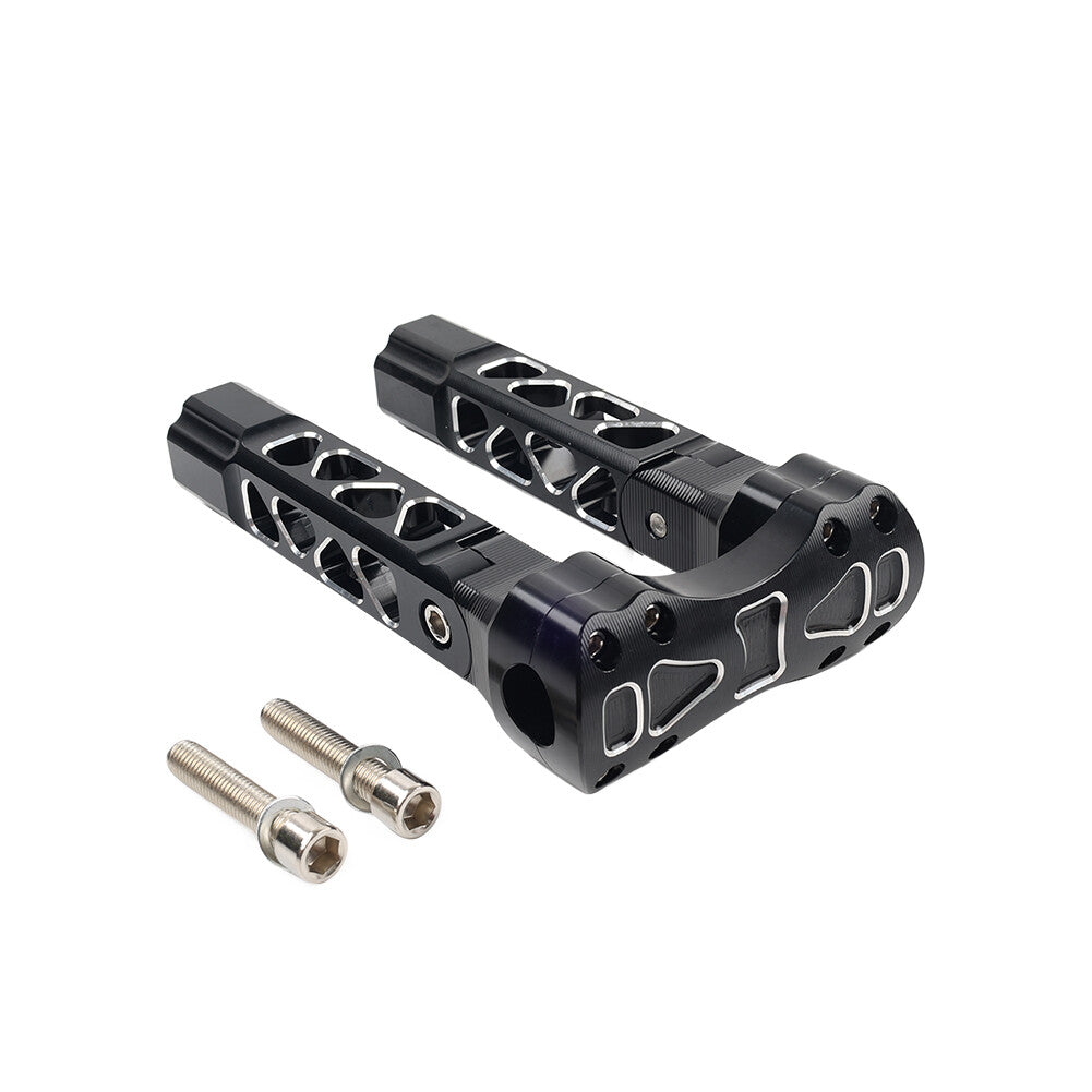 8.5 Pullback Handlebar Risers Clamps for Harley Dyna Softail Sportster 1 Bar