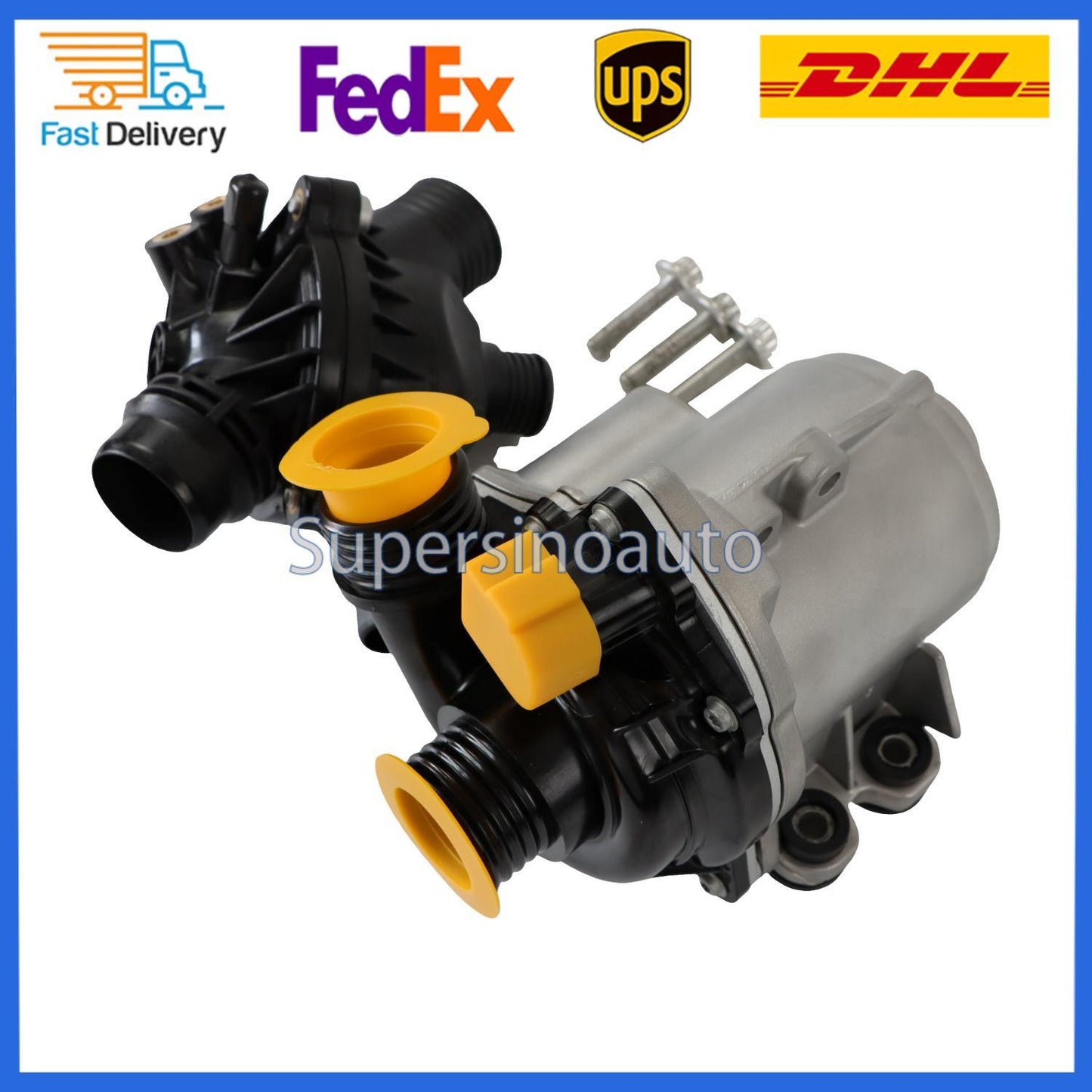 for BMW E60 E82 E88 E92 335i 535i 11517632426 Electric Water Pump W/ Thermostat