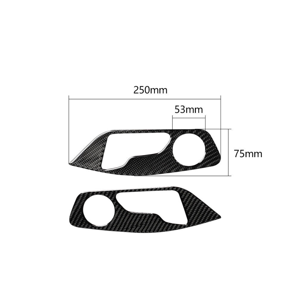 for Audi Q7 2016-2019 Carbon Fiber for Seat Switch Button Panel Trim Cover Sticker