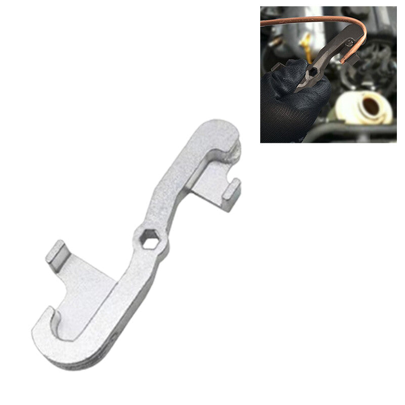 Fuel Line Removal Tool Car Brake Oil Pipe Fuel Line Bending Special Tools Silver