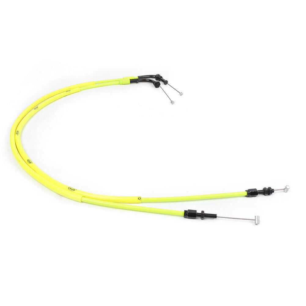 Motor Throttle Cables Wire Line Fit for Honda CB400VTEC 1/2/3/4 1999 - 2015 Yellow