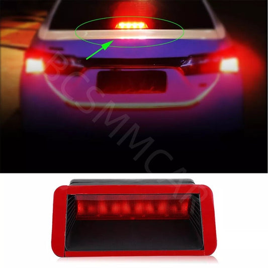 3rd 5 LED Rear Bumper Tail Brake Stop Light Car Red Warning Lamps High Mount