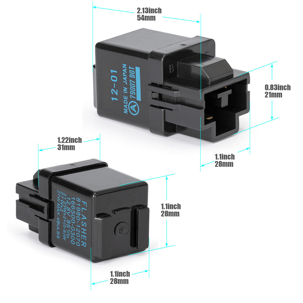 1PCS 81980-12070 Flasher Relay Turn Signal Fits For 1995-20024 Runner for Camry