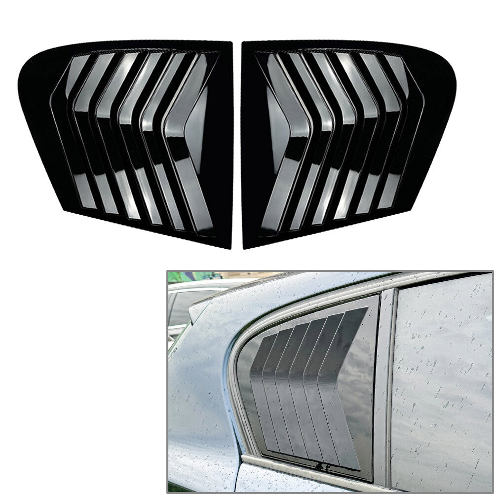 Rear Window Side Vent Shutter Louver Cover Trim for BMW 1 Series F20 118i 120i