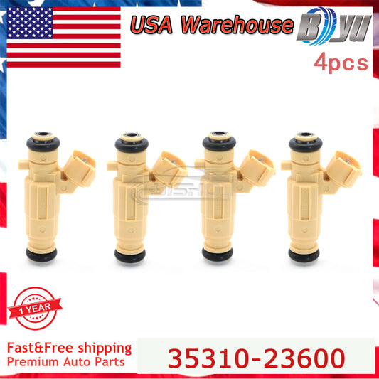 Fuel Injector 4pcs 35310-23600 for Hyundai Santa Fe for Kia Optima 2.0L 2.7L