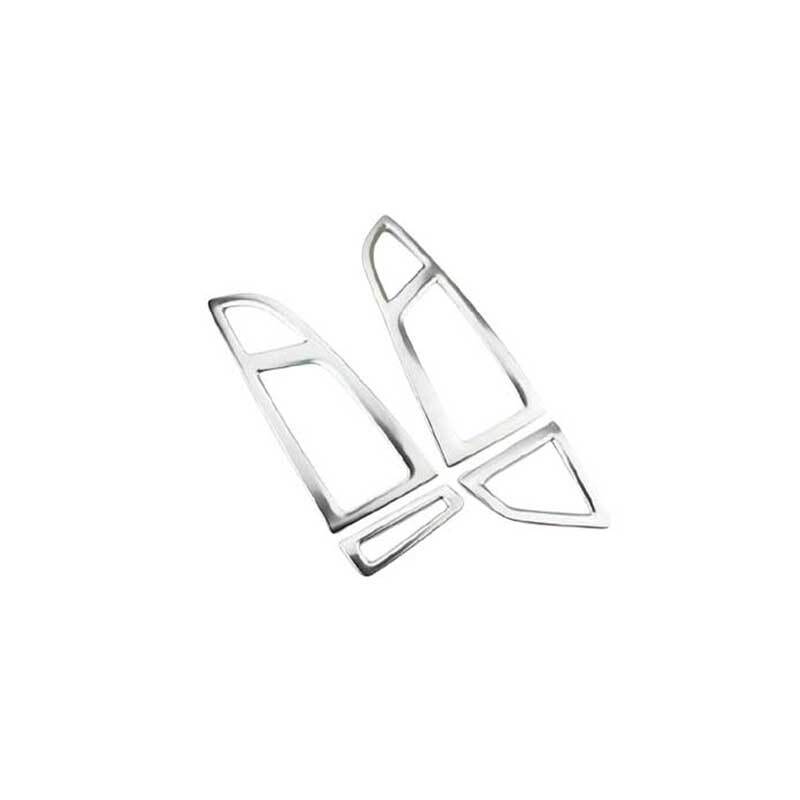 Left And Right Air Outlet Vent Trim 4PCS for Ford Focus 2012-2018 Silver Steel