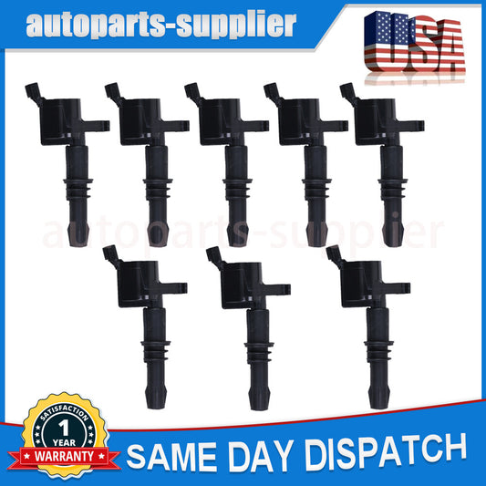 8-pack of DG511 ignition coils suitable for 2004-2008 for Ford F-150 for Mustang Explorer 4.6L and 5.4L engines.