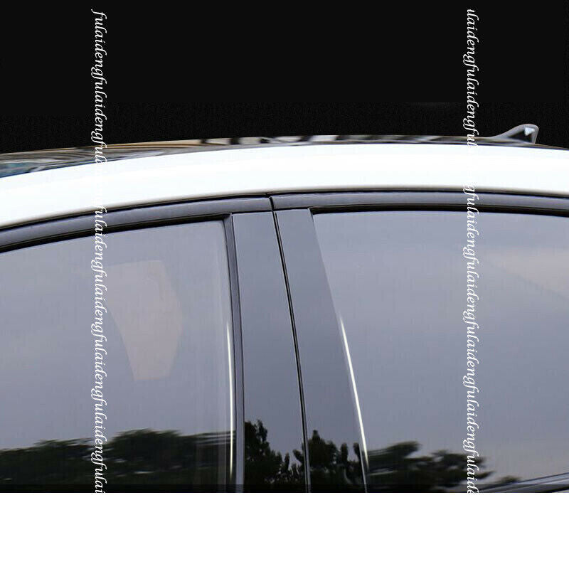 Black Pillar Trims for BMW 3 Series G20 2019-2021 Door Cover Piano Post Decor 6