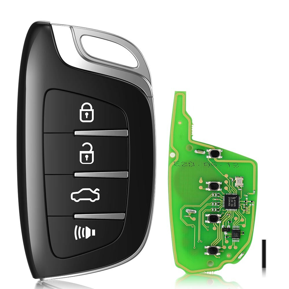 for Smart Remote Key Proximity Style Colorful Crystal 4 Buttons XSCS00EN HK
