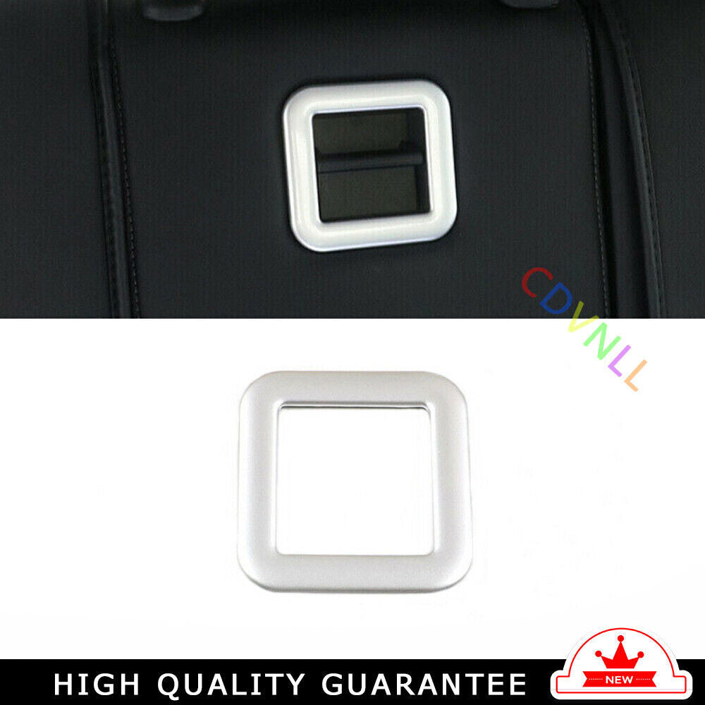 Car Inner Rear Upper for Seat Frame Trim for Honda CRV CR-V 17-2021 Matte Silver ABS