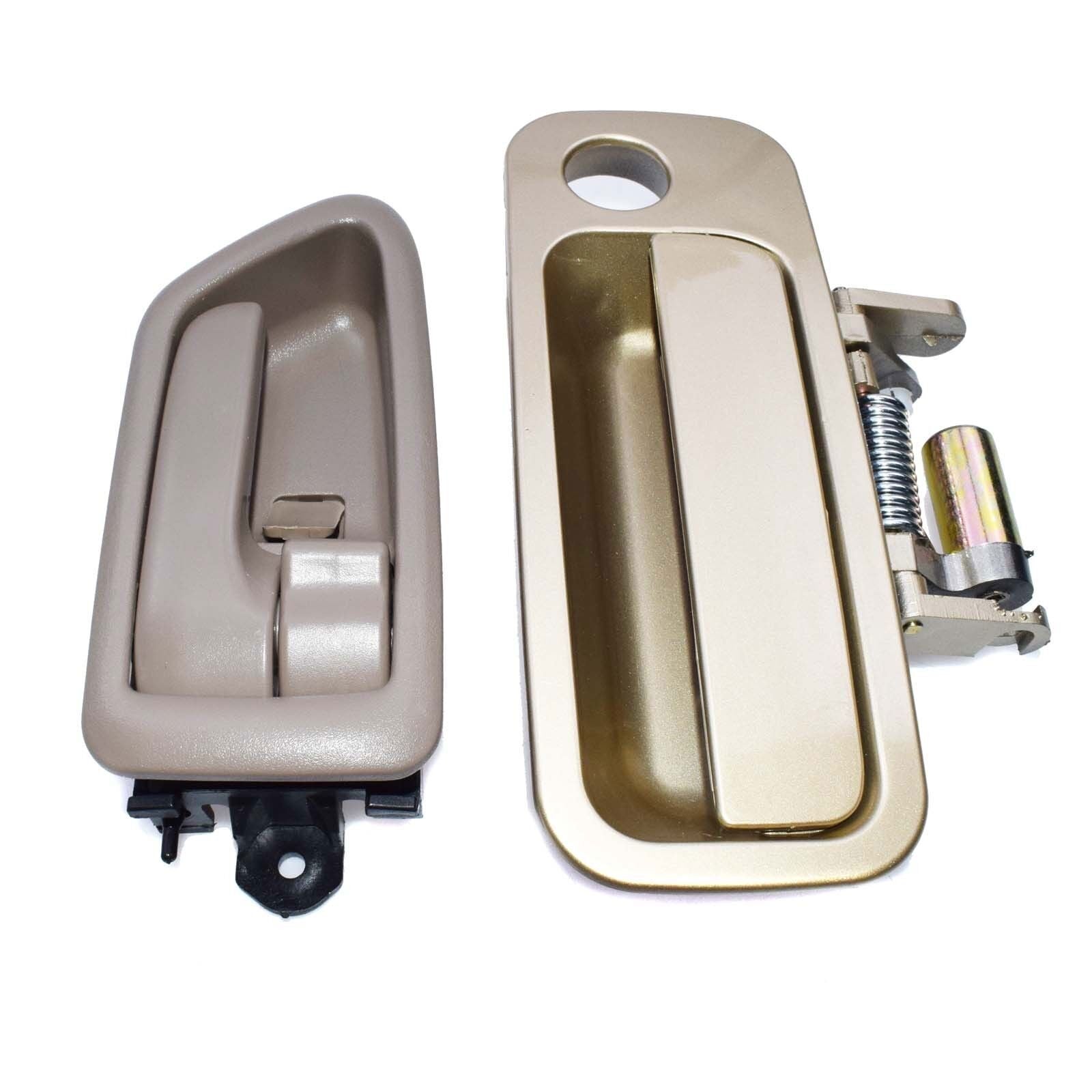 For 97-01 for Toyota for Camry Front Right Beige Outside  Tan Inside Door Handle New