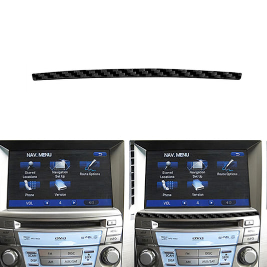 Carbon Fiber Below Navigation Strip Cover for Subaru Legacy Outback 2010-2014