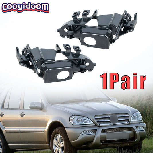 2Pcs Front Fog Light Trim Bracket for Mercedes-Benz W163 ML320 ML500 ML350