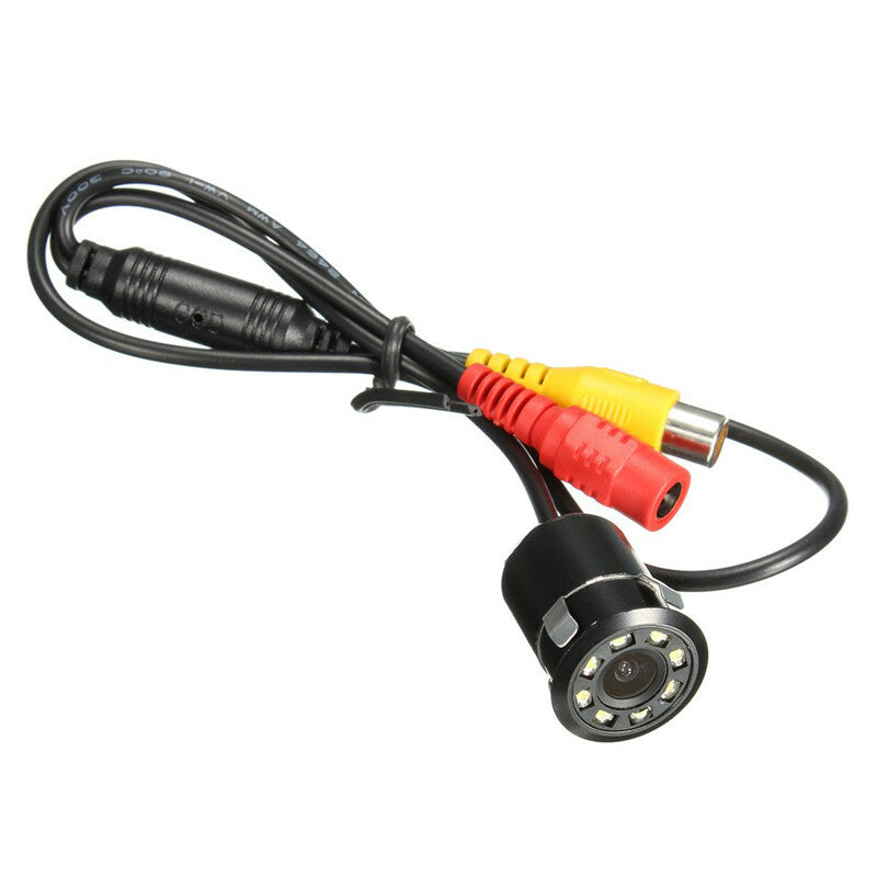 Car 140° Rear View Camera 18.5mm Backup Parking Assistance 8 LED Night USE