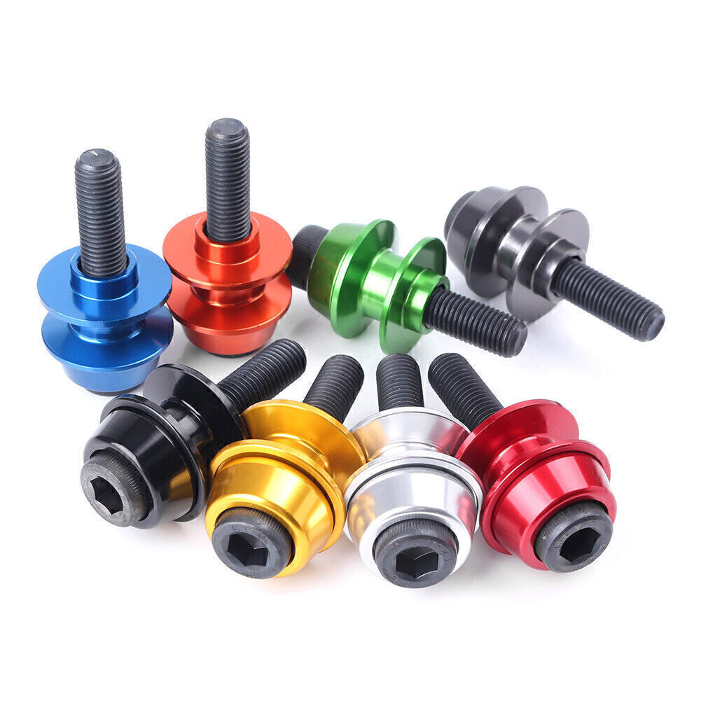 for SUZUKI GSX1300R HAYABUSA 1999-2019 Aluminum 2x 10mm Swingarm Spool Slider