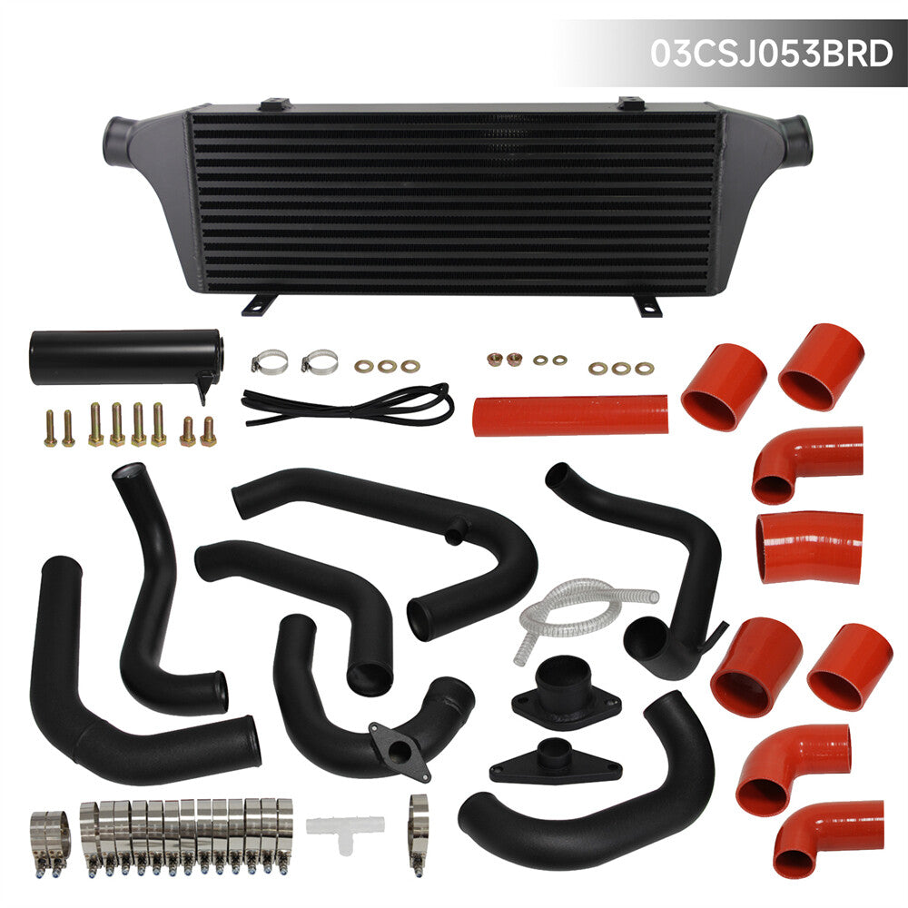 Bolt On Intercooler Kit for Subaru Impreza WRX STI Ej20 Ej25 2.5L 2008-2014 Red