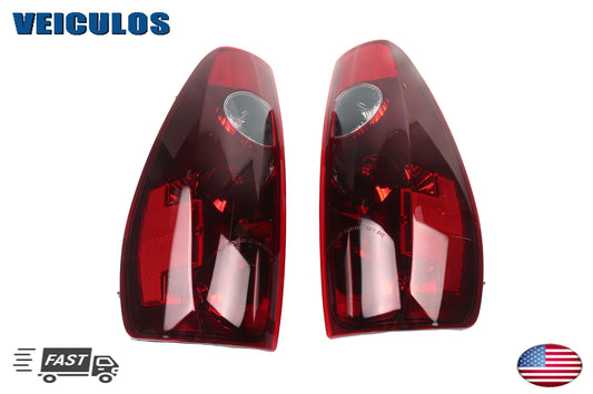 Red Smoked For 04-12 for Chevy Colorado for GMC for Canyon Tail Lights Lamps Pair Left+Right