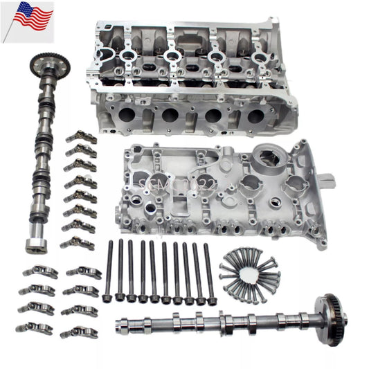 Cylinder Head Assembly w/Camshafts Valve Bolts for AUDI A4 A5 Q5 2.0T 06H103064N