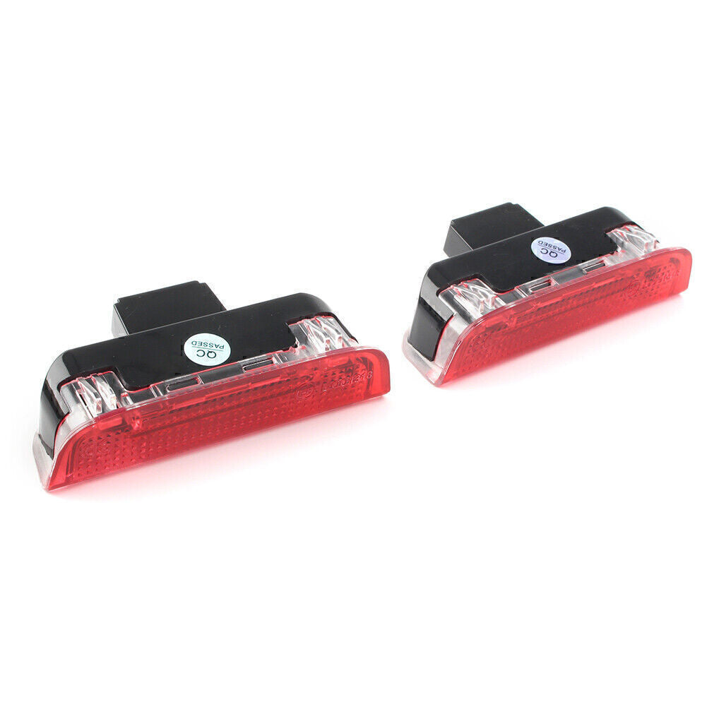 for VW for Golf EOS for Jetta for Passat White Red LED Side Door courtesy Lights
