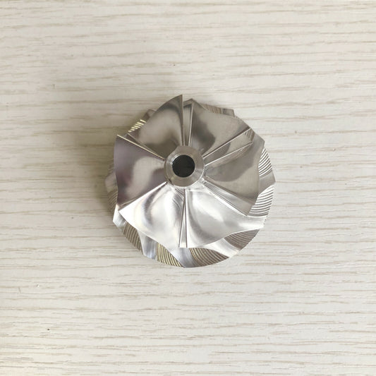 RHF55 43.40/56.03 mm 6+6 Blade Turbine Blank Compressor Wheel