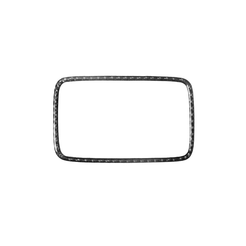 Carbon Fiber Interior Rear Watercup Panel Cover Trim for Toyota for Camry 2012-2014