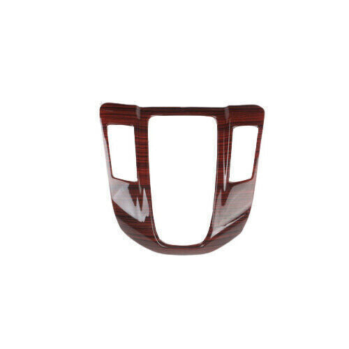 Console Gear Shift Frame Cover Trim for Honda CRV CR-V 2017-2022 Red Wood Grain