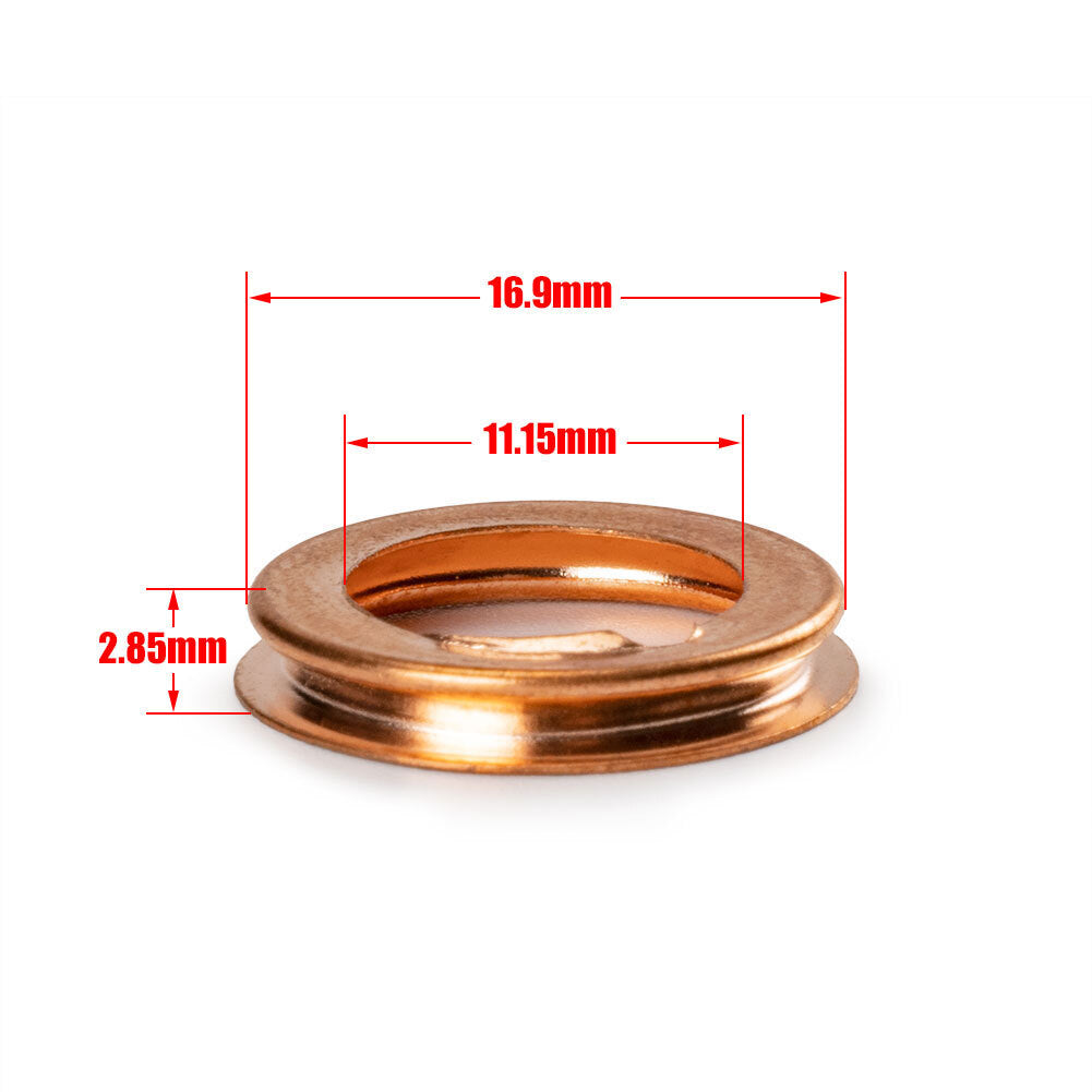 500X Metal Oil Drain Plug Crush Washer Gasket 11026-JA00A for Nissan for Infiniti